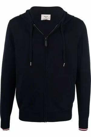 Bally Long-sleeved zipped-up hoodie