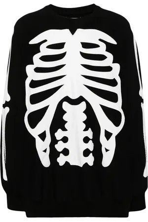 Takahiromiyashita The Soloist Back Gusset Sleeve Crew Neck Sweatshirt (Bone Type 01) "Black"