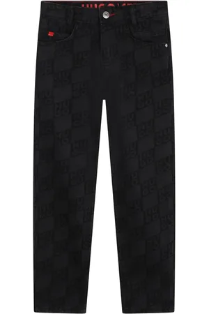 HUGO BOSS Monogram-print jeans