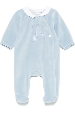 Tartine Et Chocolat Embroidered velvet pajamas