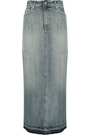 Ganni Denim maxi skirt