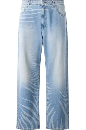 Roberto Cavalli Zebra-pattern jeans