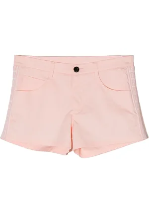 Fendi Logo-trim denim shorts