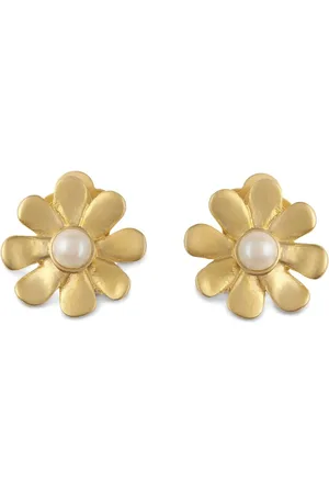Susan Caplan 1980s floral earrings