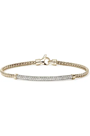 John Hardy 14kt yellow JH Essential diamond bracelet