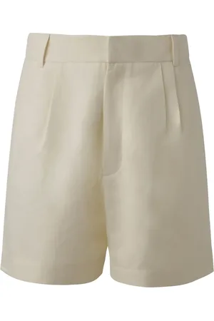 MISCI Linen-cotton tailored shorts