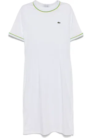 Lacoste Trimmed jersey dress