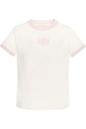 Barrie Logo-embellished cashmere T-shirt