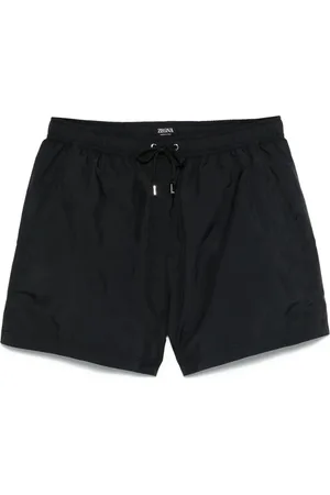 Ermenegildo Zegna Logo-embroidered swim shorts