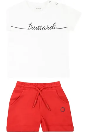 Trussardi Logo-print short set