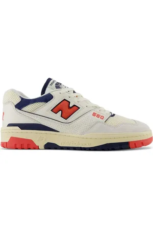 New Balance 550 "Sea Salt Pack/Blast Red" sneakers