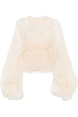 ZIMMERMANN Illuminate macrame blouse