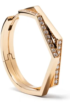 Repossi 18kt rose gold Antifer diamond hoop earring