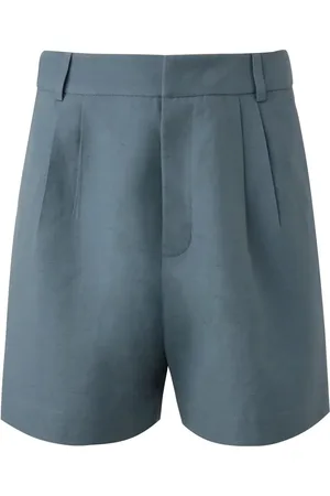 MISCI Linen-cotton tailored shorts