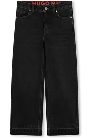 HUGO BOSS Cotton straight-leg jeans