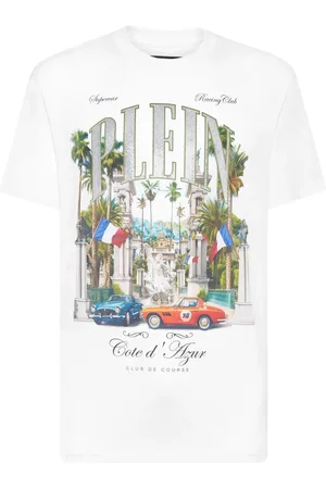 Philipp Plein Club De Course-print T-shirt