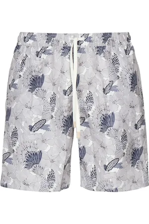 ELEVENTY Floral-print swim shorts