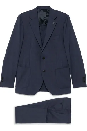 LARDINI Brooch-detail suit