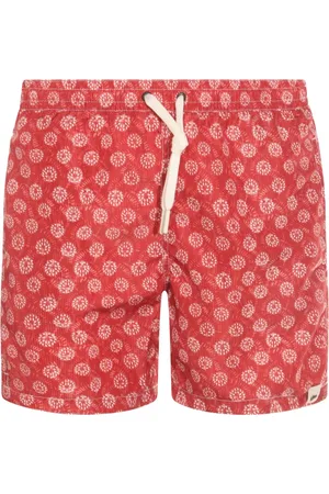 ALTEA Patterned-jacquard swim shorts