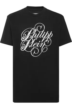 Philipp Plein Plein Coursive-embroidered T-shirt