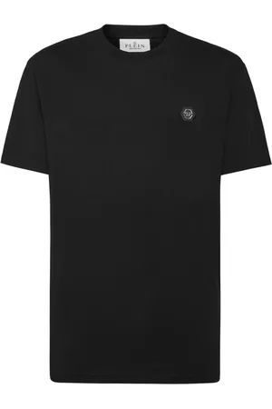 Philipp Plein Hexagon logo-print cotton T-shirt