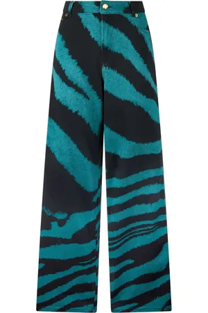 Roberto Cavalli Zebra Tribute-print trousers