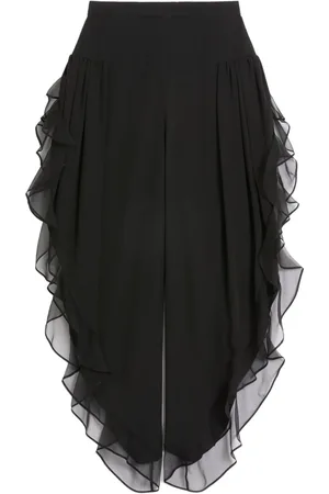 VALENTINO GARAVANI Georgette balloon trousers