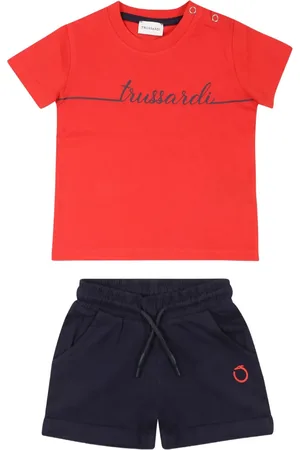 Trussardi Logo-print shorts set