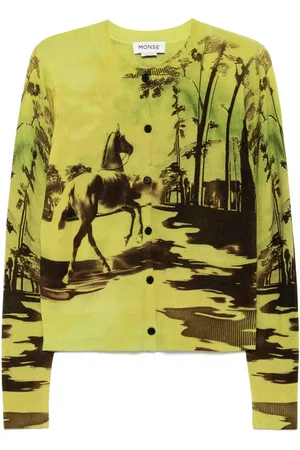 MONSE Graphic-print cardigan