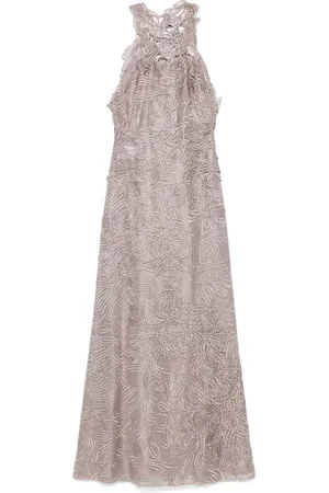 Alberta Ferretti Guipure-lace maxi dress