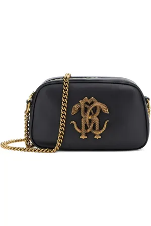 Roberto Cavalli Monogrammed crossbody bag