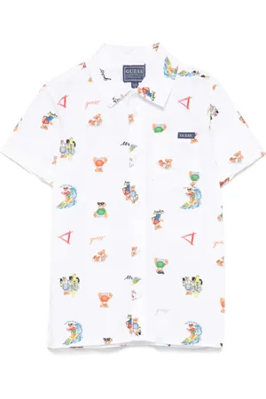 Guess Teddy bear-print shirt