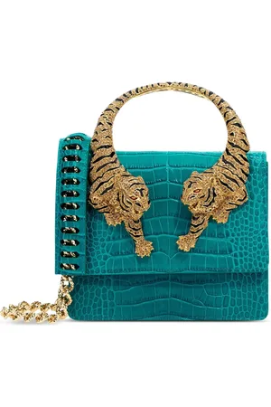 Roberto Cavalli Roar crocodile-effect tote bag