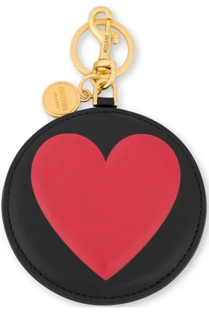 Moschino Heart-print keyring