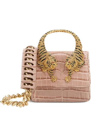Roberto Cavalli Roar crocodile-embossed tote bag