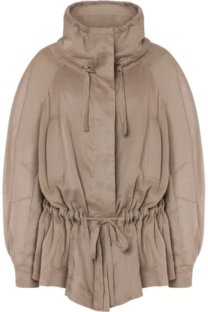 Alberta Ferretti Drawstring-waist jacket