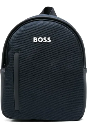HUGO BOSS Rubberised-logo backpack