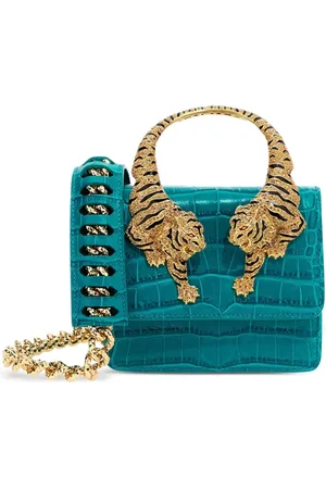 Roberto Cavalli Roar crocodile-effect tote bag