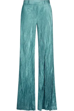 Roberto Cavalli Crease-effect trousers
