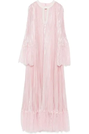 Self-Portrait Metallic-effect maxi dress