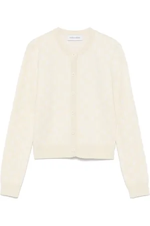 Marine Serre Moon-jacquard cardigan