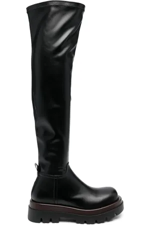 Pinko Leather knee-high boots