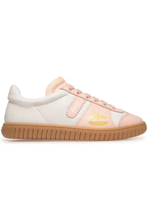 Bally Player curling-motif leather trainers