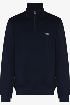 Lacoste Logo-embroidered high-neck sweatshirt