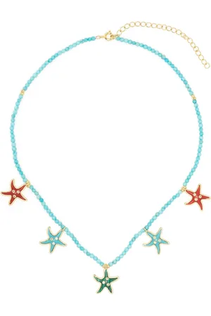 ESHVI Turquoise starfish necklace