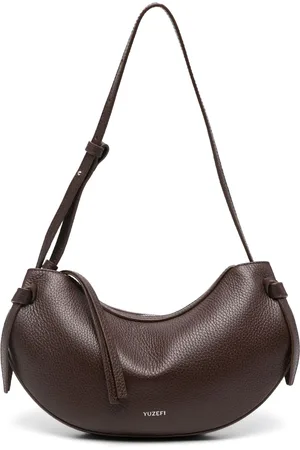 Yuzefi Fortune Cookie leather shoulder bag
