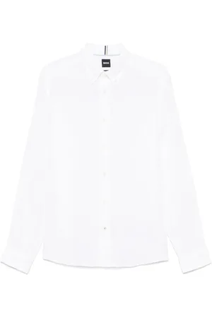 HUGO BOSS Button-down linen shirt