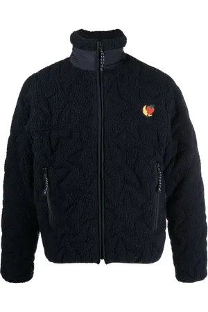 Sky High Farm Star-quilted fleece zip-front jacket