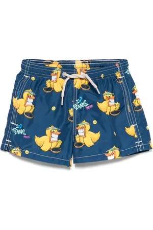 MC2 SAINT BARTH X Cryptopuppets?? Jeans Lighting swim shorts
