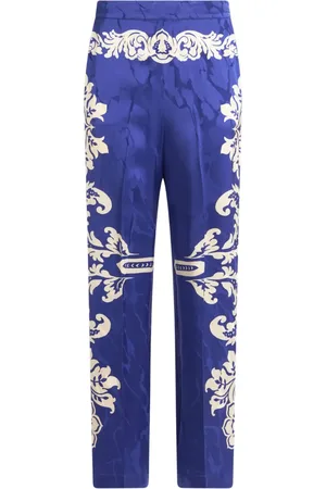 Etro Baroque print tapered trousers